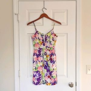 J. Crew floral print dress size 0